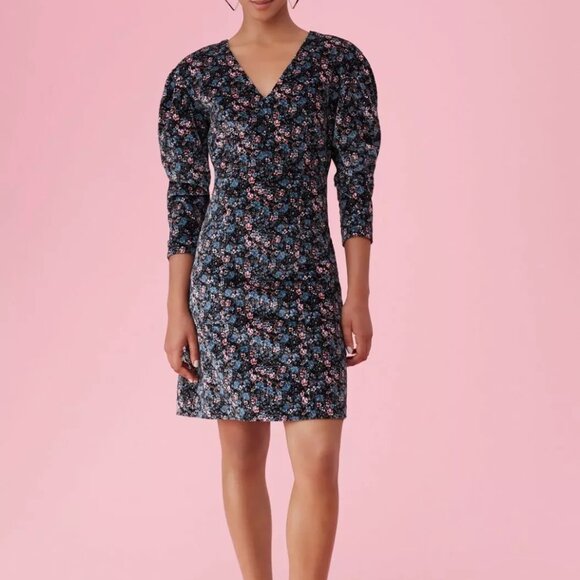 Rebecca Taylor Dresses & Skirts - REBECCA TAYLOR La Vie Lisette Velvetten Dress Size S NWT $325